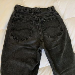 Vintage Lee dark wash high rise jeans